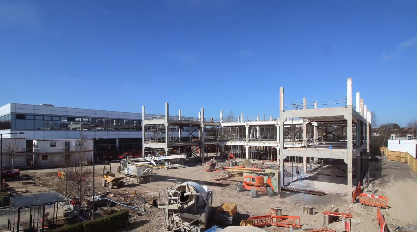 Video: A 12 month build in just one minute! Our £15m rebuild at Guildford Business Park for Cube Real Estate and Benson Elliot